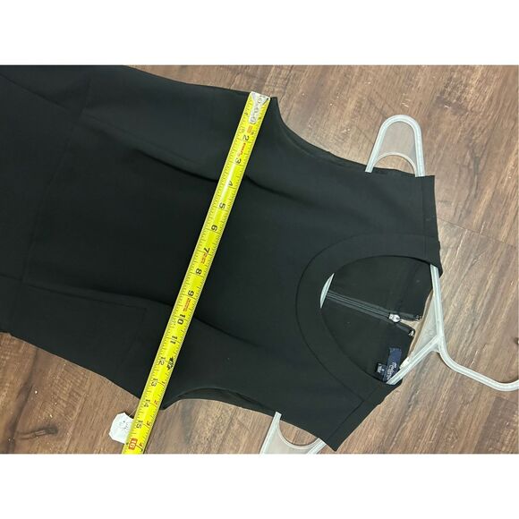 MADEWELL Anywhere Fit & Flare Black Sleeveless Dress, Sz 0, MSRP $148 - Picture 3 of 9